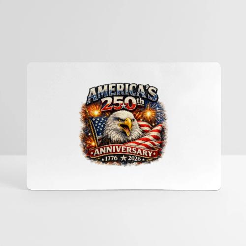 America 250th Anniversary Timeline Design - Gaming Mousepad