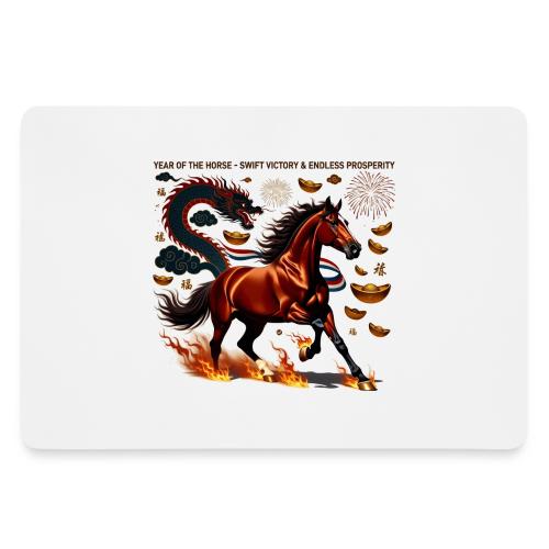 Year of the Horse Victory T Shirt, Lunar New Year - Gaming Mousepad