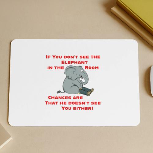 Elephant in the Room Meme - Gaming Mousepad