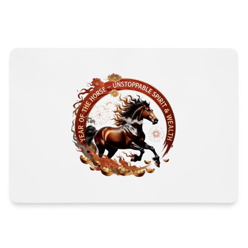 Year of the Horse Fiery Spirit T Shirt, Lunar New - Gaming Mousepad