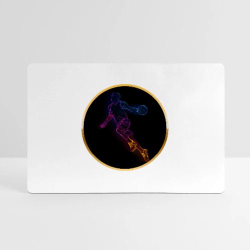 Basketball: Neon Jump Shot - Gaming Mousepad