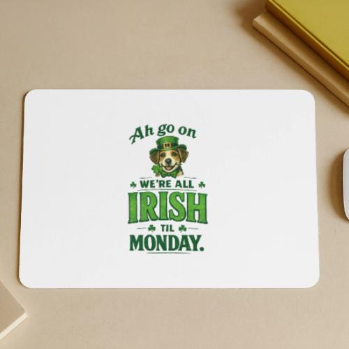St. Patrick’s Day Dog T-Shirt – We’re All Irish - Gaming Mousepad