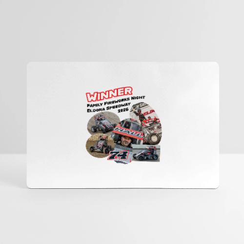 Luke Hall - Eldora Speedway FFN#1 Design 2 - Gaming Mousepad