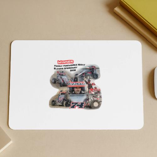Luke Hall - Eldora Speedway FFN#1 Design 1 - Gaming Mousepad