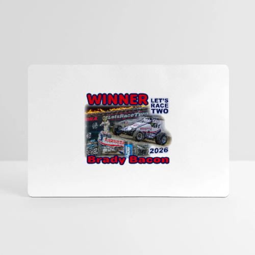 Brady Bacon #LetsRaceTwo Winner - Gaming Mousepad