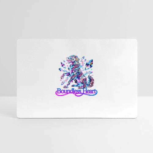 Boundless Heart Neon Galaxy Dog Shirt - Gaming Mousepad