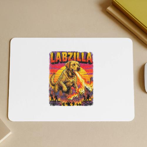 Labzilla Giant Yellow Labrador Monster Tee - Gaming Mousepad