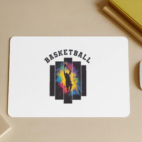 Basketball Slam Dunk Splash Design - Gaming Mousepad
