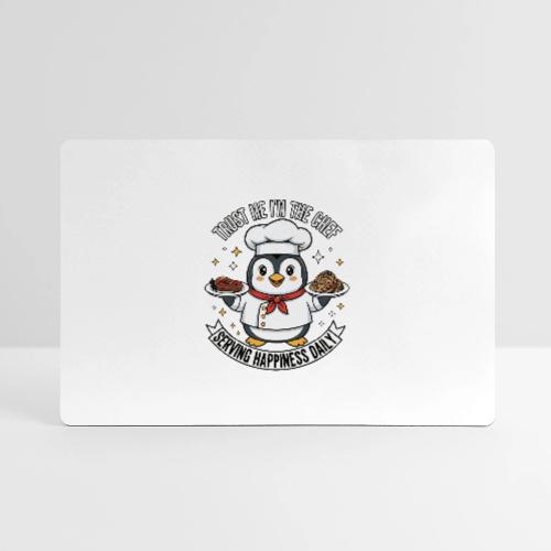 cute Penguin Chef-Funny Cartoon Daily Happiness - Gaming Mousepad