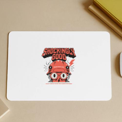 Funny Shockingly Good Electrician - Gaming Mousepad