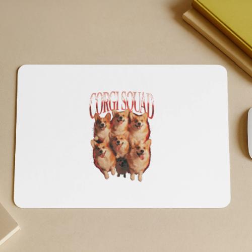Corgi Squad Funny Dog Lover Vintage Shirt - Gaming Mousepad