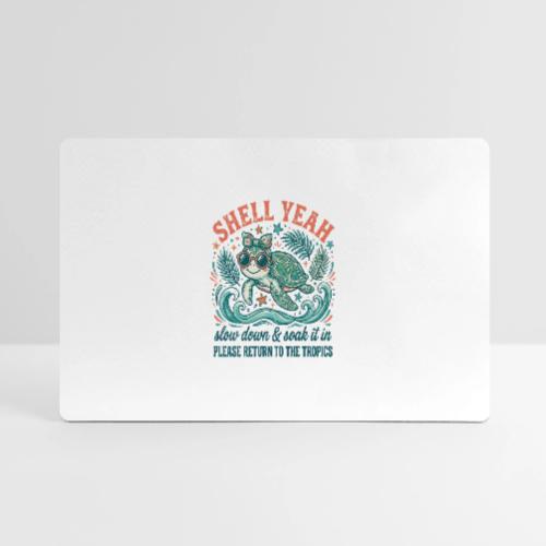 Shell Yeah Sea Turtle Beach Vibes - Gaming Mousepad