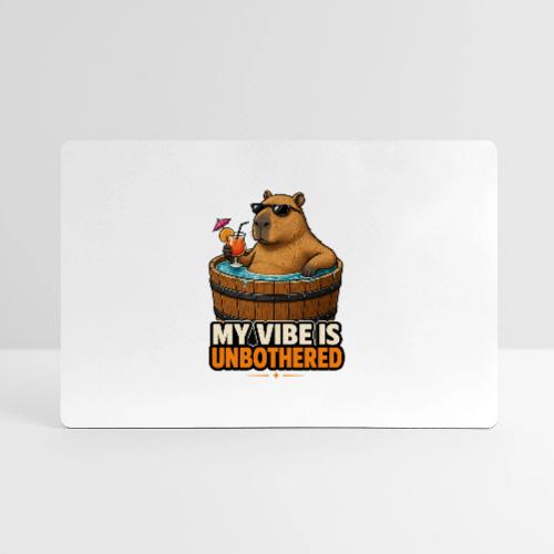 Unbothered Beaver in Wooden Tub - Gaming Mousepad