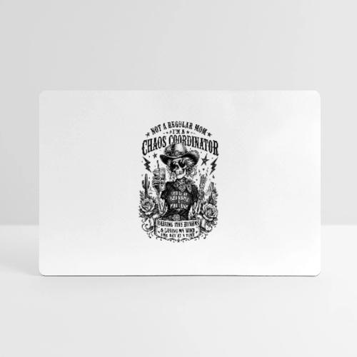 Chaos Coordinator Mom Skeleton Cowgirl - Gaming Mousepad