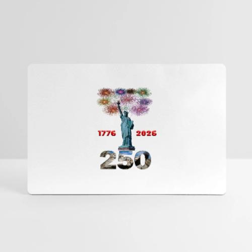 1776 - 2026 | 250 Years USA | Fireworks - Gaming Mousepad