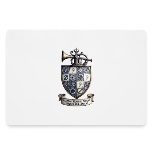 Selective Hearing Expert Crest T Shirt - Gaming Mousepad