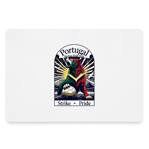 Portugal Iberian Wolf Soccer T Shirt, Pride Gift - Gaming Mousepad