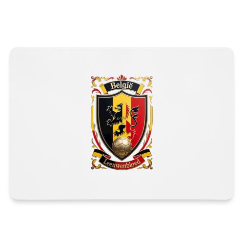 Belgium Lion Crest T-Shirt, Belgian Flag Gift - Gaming Mousepad