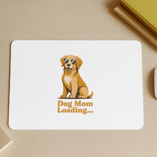 Dog Mom Loading Golden Retriever Sunglasses - Gaming Mousepad