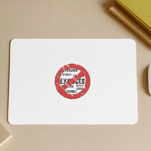 No Excuses | Vintage Style - Gaming Mousepad