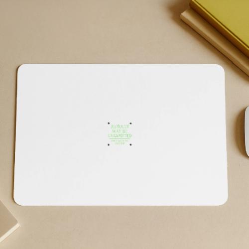 Results May Be Unexpected - Neon Green - Gaming Mousepad