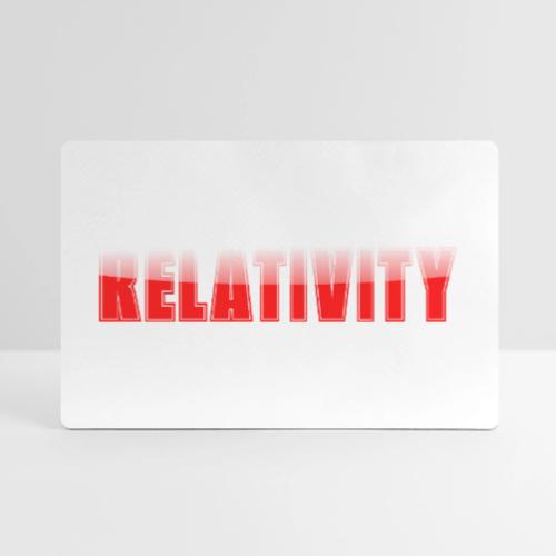 Relativity Science Typography Design - Gaming Mousepad