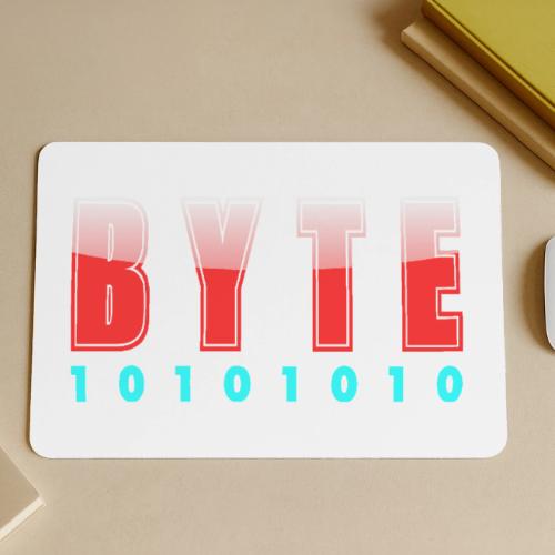 BYTE Binary Code Design - Gaming Mousepad