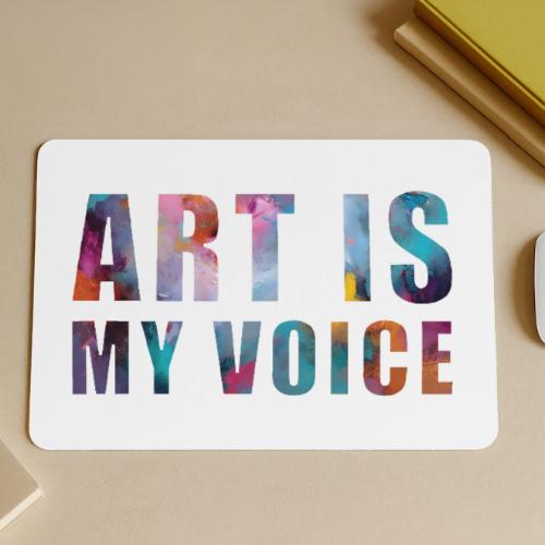 Art Is My Voice - Gaming Mousepad