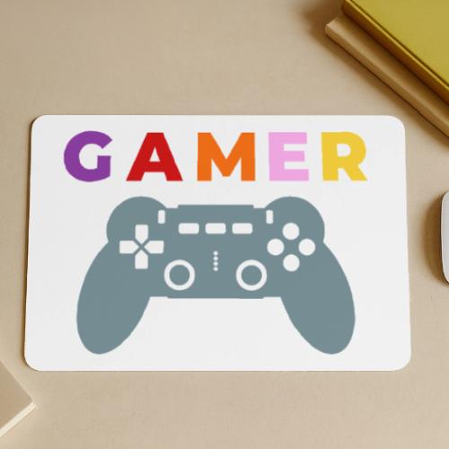Colorful Gamer Controller Graphic - Gaming Mousepad