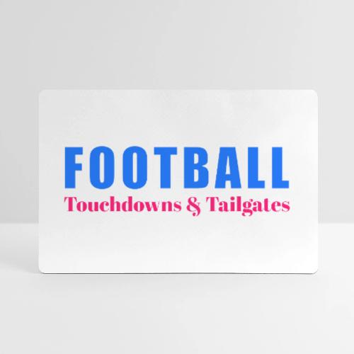 Football Touchdowns & Tailgates Design - Gaming Mousepad