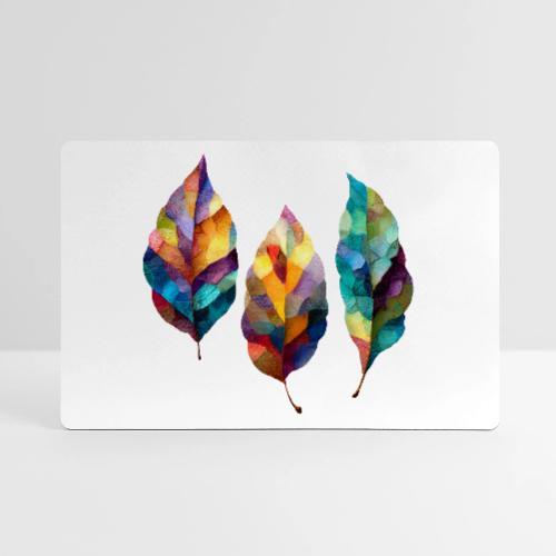 Art: Colorful Leaf Harmony - Gaming Mousepad