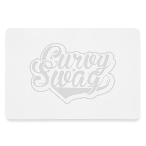 Curvy Swag Reversed Out Design - Gaming Mousepad