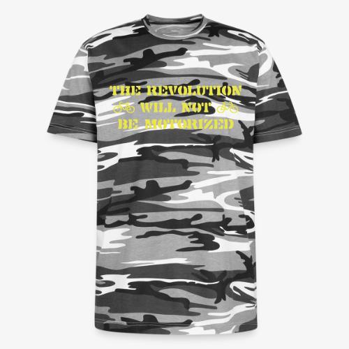 The Revolution Will Not Be Motorized - Unisex Camo Tee