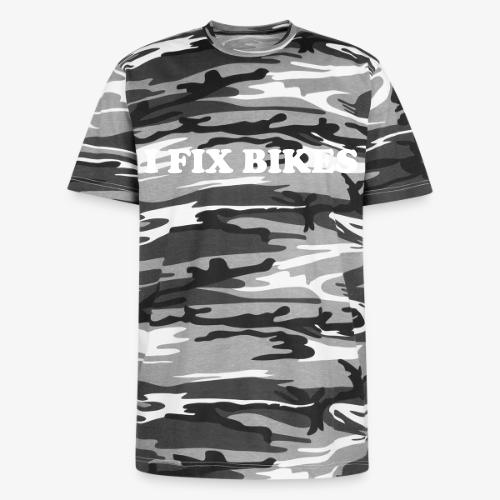 i fix bikes - Unisex Camo Tee