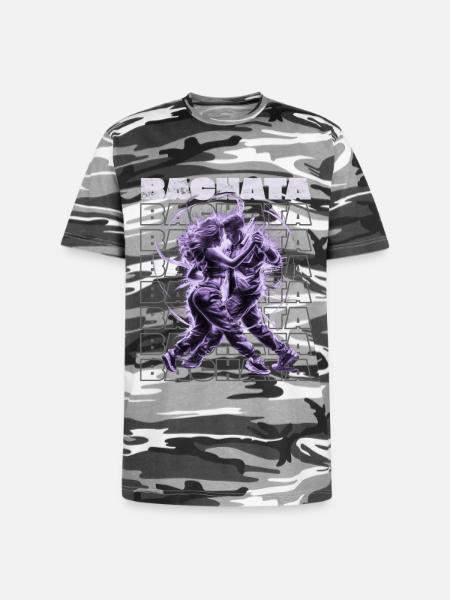Sensual Latin Bachata Bachateros - Unisex Camo Tee - black camo