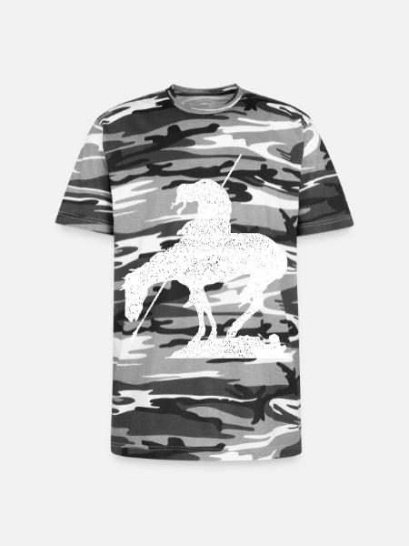 The horseman trail end - Unisex Camo Tee - black camo