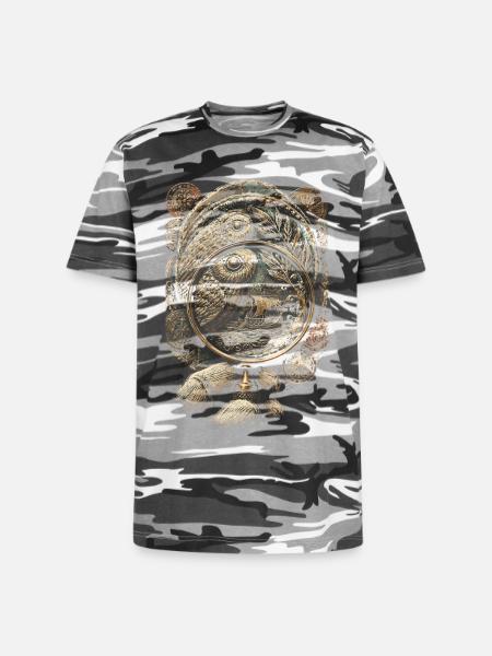 Coin collector Numismatist - Unisex Camo Tee - black camo