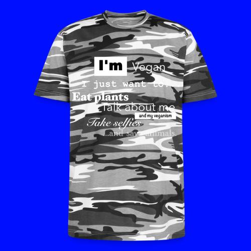 I'm a Vegan - Unisex Camo Tee