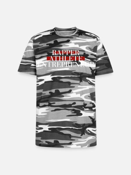 Rapper athlete entrepreneur - Unisex Camo Tee - black camo
