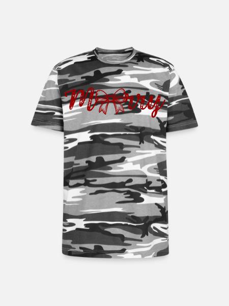 Christmas - Unisex Camo Tee - black camo