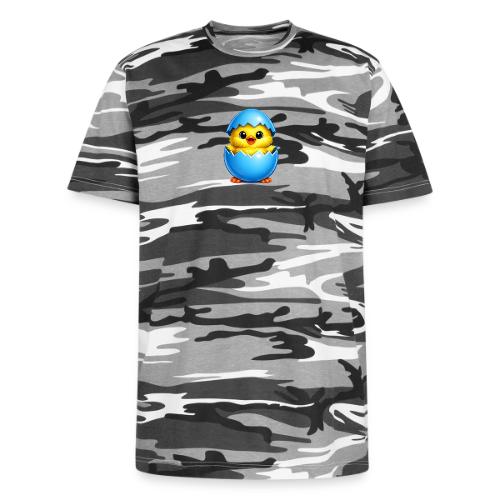 Easter Chick Blue - Unisex Camo Tee