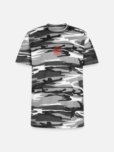 Radicalized-by-basic-decency - Unisex Camo Tee - black camo