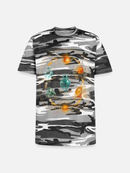 Glass Blowing - Unisex Camo Tee - black camo