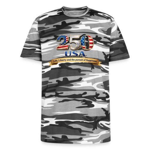 250 USA Liberty Banner - Unisex Camo Tee