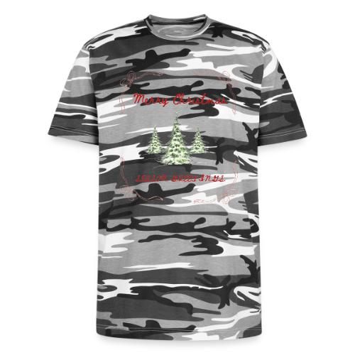 Beautiful Green Christmas Tree Graphic - Unisex Camo Tee
