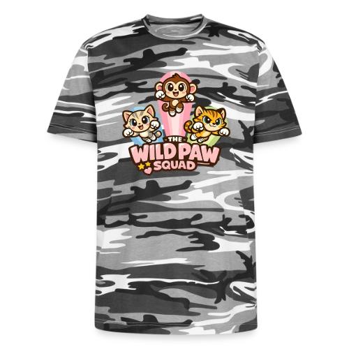 Wild Paw Squad Cute Animal Friends - Unisex Camo Tee