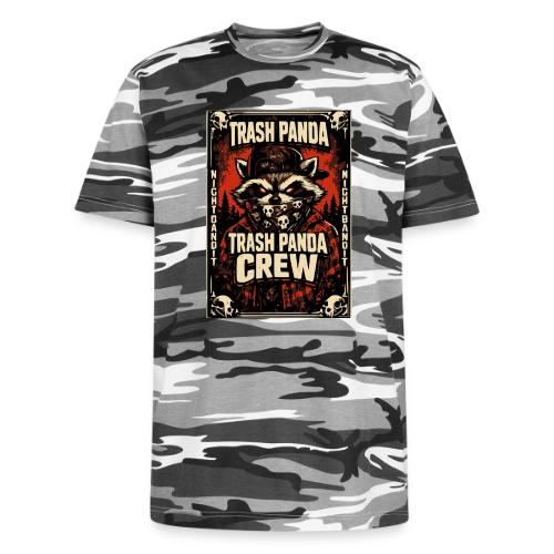 Midnight Forager Raccoon Mushroom Hunter - Unisex Camo Tee