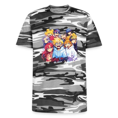 Thrill Rush Anime Squad Streetwear - Unisex Camo Tee