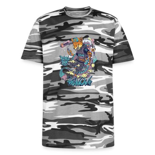Kitsune Street Rebel - Unisex Camo Tee