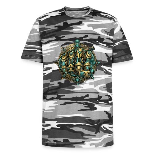 Cyberpunk Power Robot Hand - Unisex Camo Tee